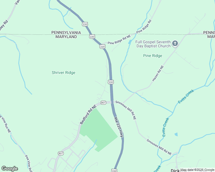 map of restaurants, bars, coffee shops, grocery stores, and more near 14106 Bedford Road Northeast in Cumberland