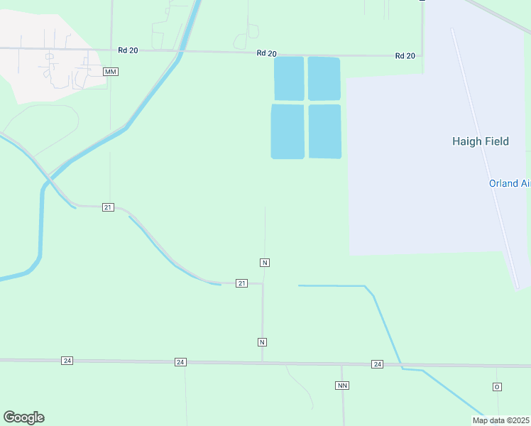 map of restaurants, bars, coffee shops, grocery stores, and more near 4081 County Road N in Orland