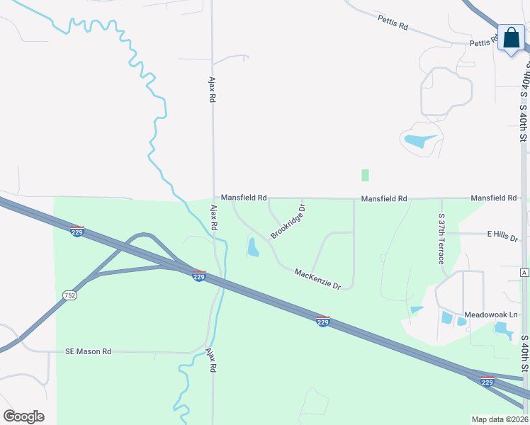 map of restaurants, bars, coffee shops, grocery stores, and more near 5306 Brookridge Terrace in Saint Joseph