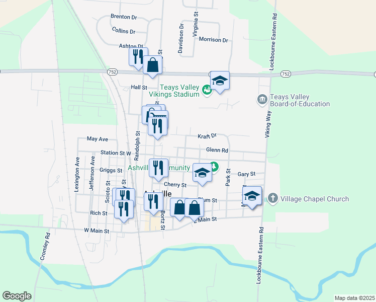 map of restaurants, bars, coffee shops, grocery stores, and more near 244 East Street in Ashville