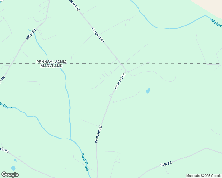 map of restaurants, bars, coffee shops, grocery stores, and more near 4414 Prospect Road in Harford County