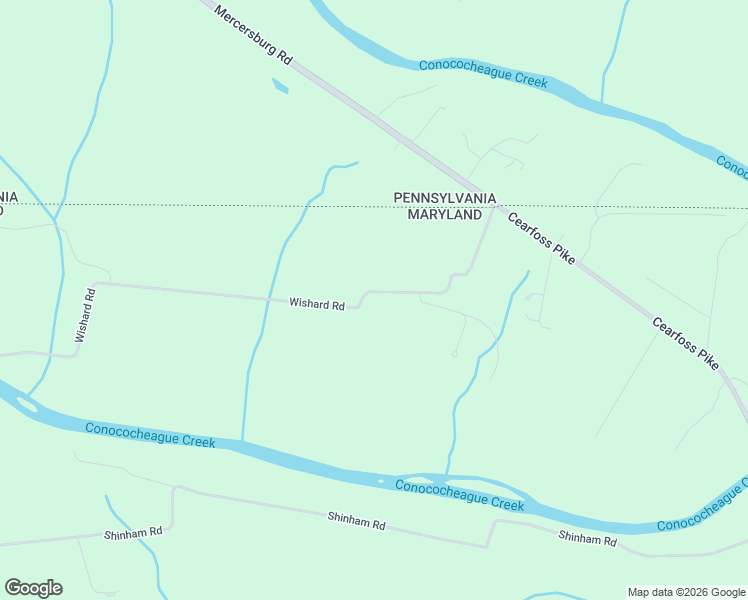 map of restaurants, bars, coffee shops, grocery stores, and more near 16211 Wishard Road in Hagerstown