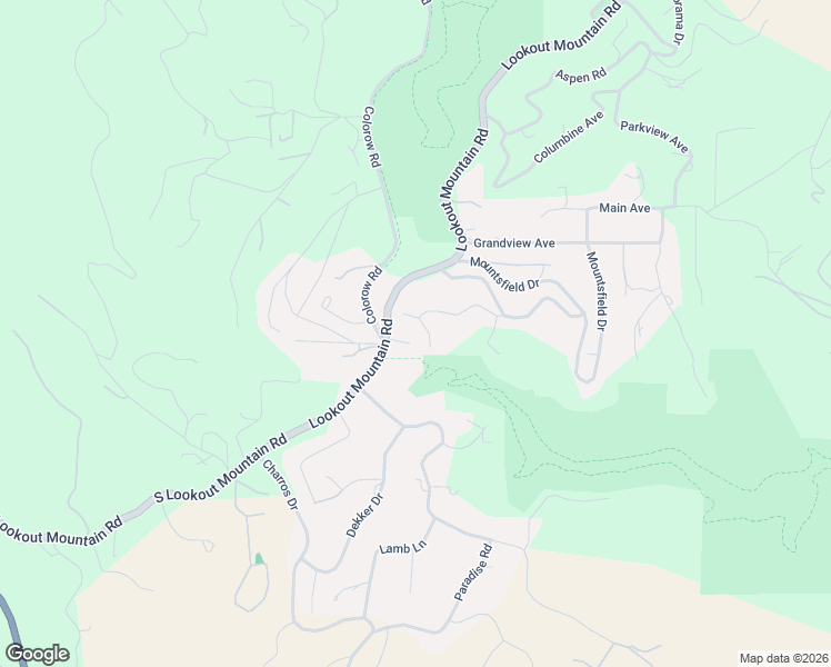 map of restaurants, bars, coffee shops, grocery stores, and more near 22193 Crestvue Drive in Golden