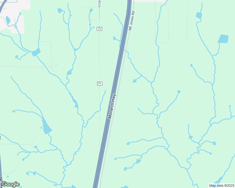 map of restaurants, bars, coffee shops, grocery stores, and more near 11105 Northeast Jones Road in Cameron