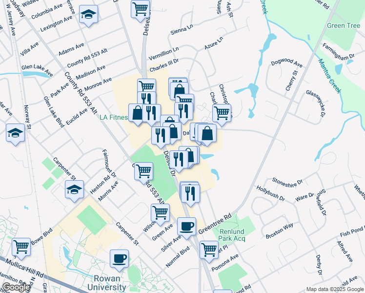 Delsea Manor Drive, Glassboro NJ Walk Score