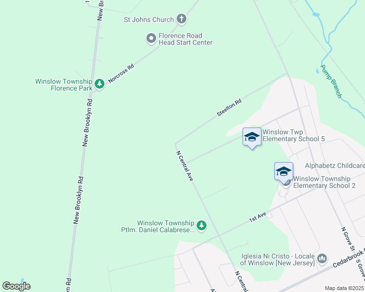map of restaurants, bars, coffee shops, grocery stores, and more near 154 Steelton Road in Berlin