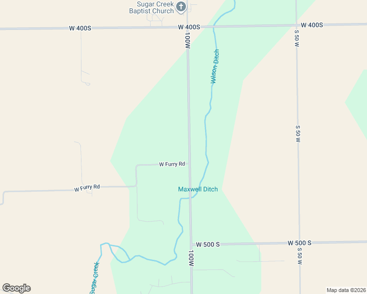 map of restaurants, bars, coffee shops, grocery stores, and more near 4585 South 100W in Greenfield