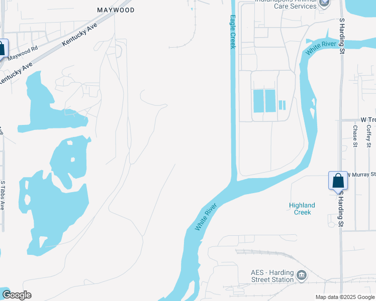 map of restaurants, bars, coffee shops, grocery stores, and more near in Indianapolis