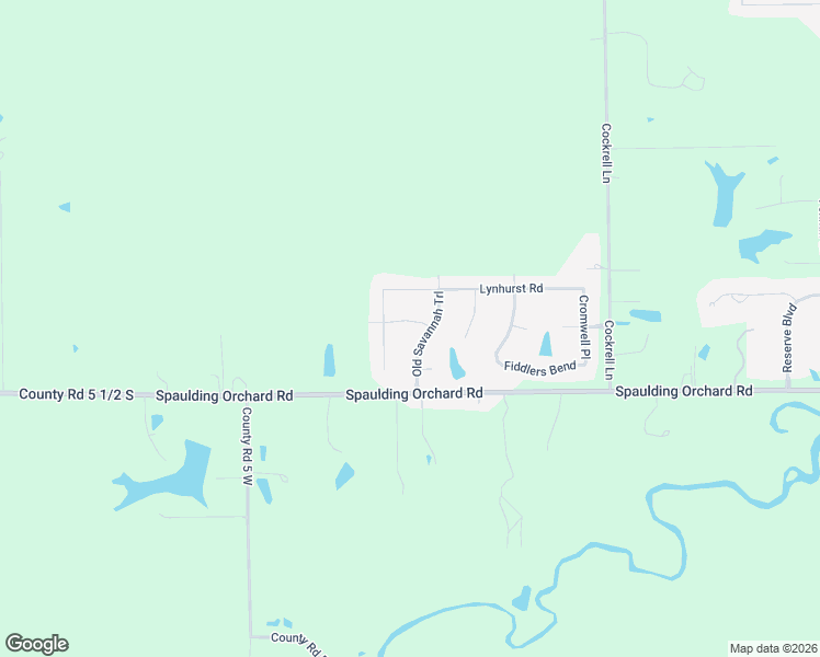 map of restaurants, bars, coffee shops, grocery stores, and more near 5405 Old Savannah Trail in Springfield