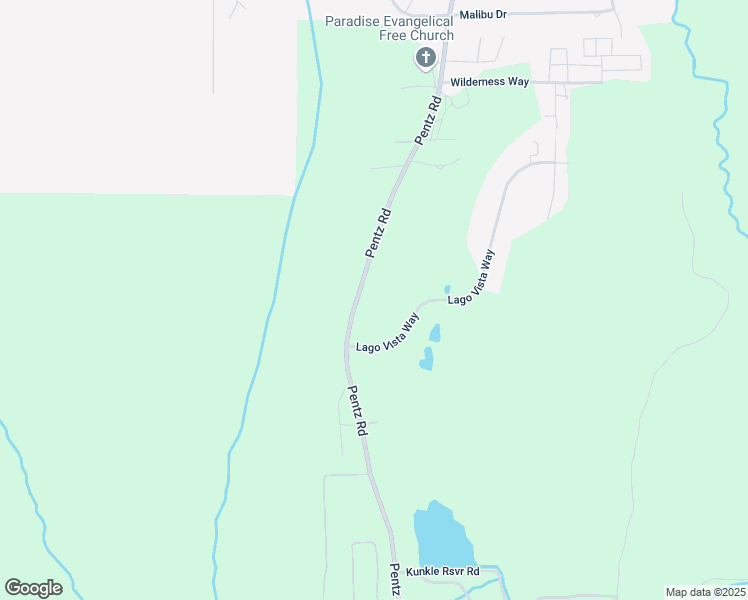 map of restaurants, bars, coffee shops, grocery stores, and more near 4802 Pentz Road in Paradise