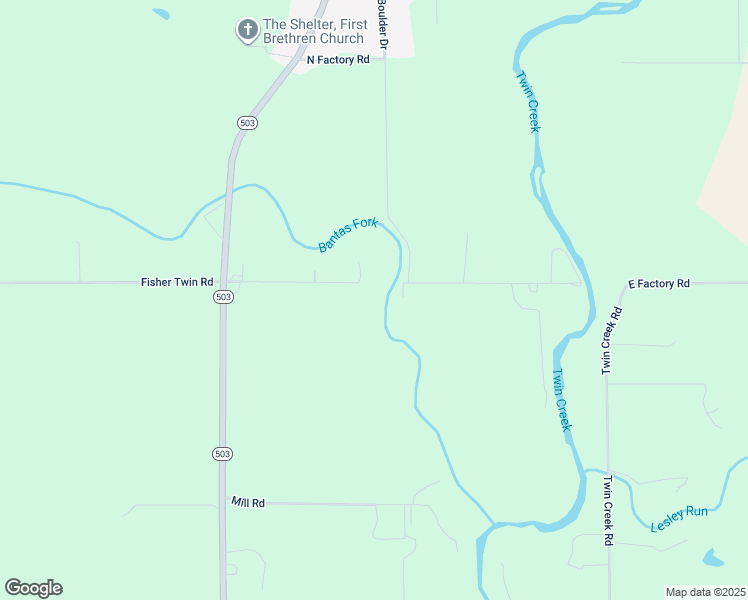 map of restaurants, bars, coffee shops, grocery stores, and more near 6313 Factory Road in West Alexandria