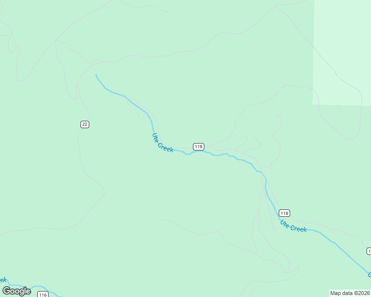 map of restaurants, bars, coffee shops, grocery stores, and more near 0 Ute Creek Road in Idaho Springs