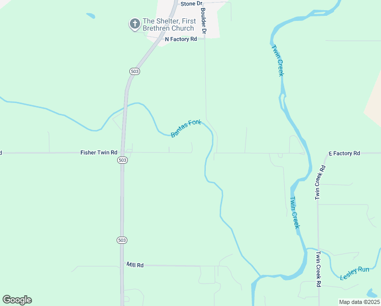 map of restaurants, bars, coffee shops, grocery stores, and more near 6313 Factory Road in West Alexandria