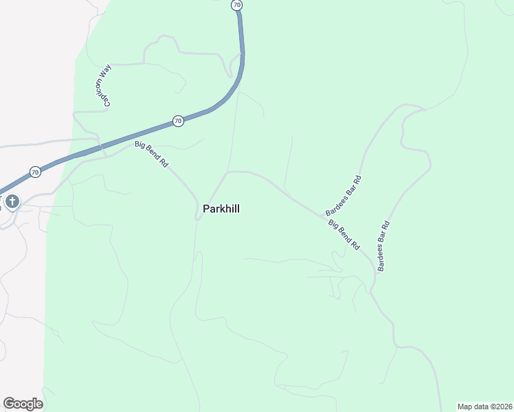 map of restaurants, bars, coffee shops, grocery stores, and more near 4320 Big Bend Road in Oroville