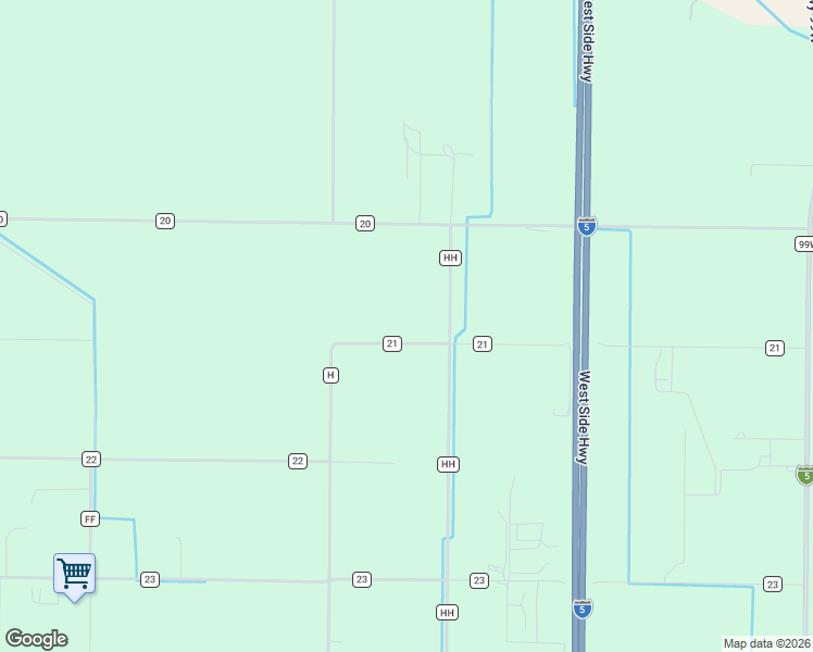 map of restaurants, bars, coffee shops, grocery stores, and more near 6352 County Road 21 in Orland