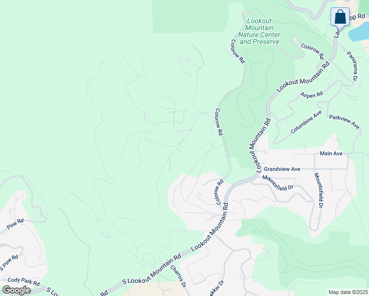 map of restaurants, bars, coffee shops, grocery stores, and more near 22751 Pinecrest Road in Golden