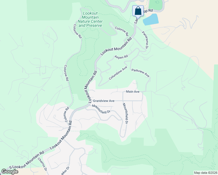 map of restaurants, bars, coffee shops, grocery stores, and more near 21861 Main Avenue in Golden