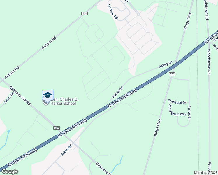 map of restaurants, bars, coffee shops, grocery stores, and more near 138 Merseyside Drive in Woolwich Township