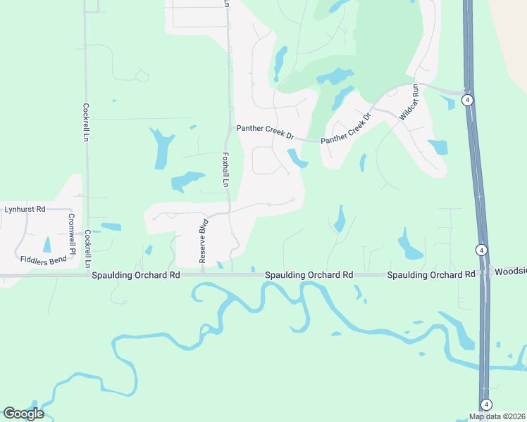 map of restaurants, bars, coffee shops, grocery stores, and more near 3404 Embassy Drive in Springfield