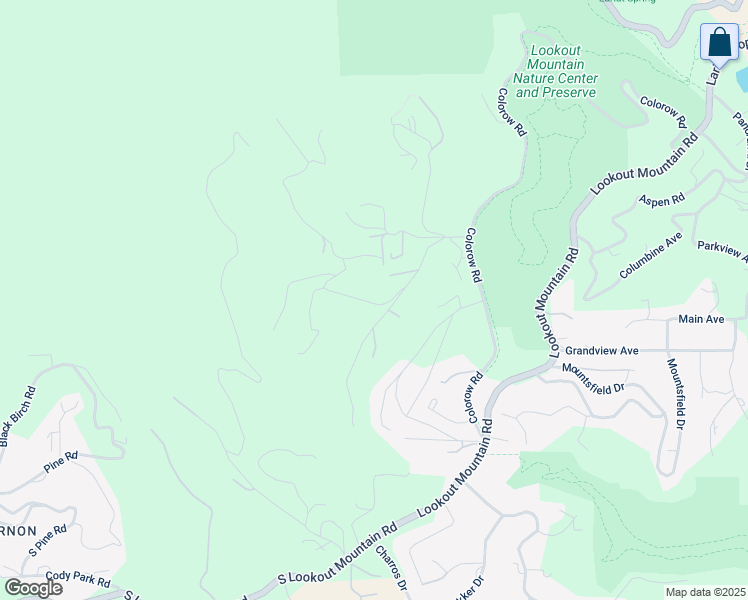 map of restaurants, bars, coffee shops, grocery stores, and more near 22751 Pinecrest Road in Golden