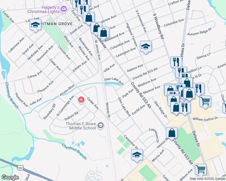 622 Glen Lake Boulevard, Pitman NJ - Walk Score