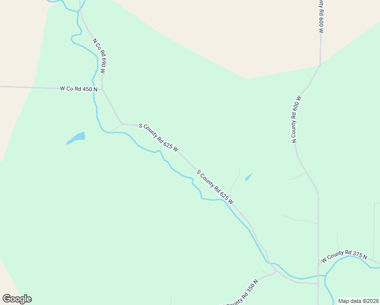 map of restaurants, bars, coffee shops, grocery stores, and more near 4183 North County Road 625 West in Greencastle