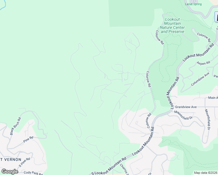 map of restaurants, bars, coffee shops, grocery stores, and more near 22930 Pinecrest Road in Golden