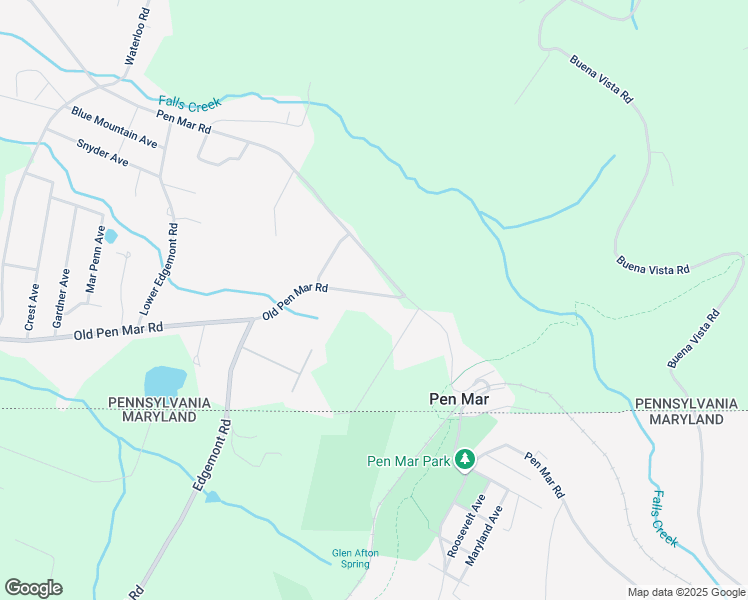 map of restaurants, bars, coffee shops, grocery stores, and more near 13012 Old Pen Mar Road in Waynesboro