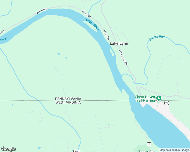 map of restaurants, bars, coffee shops, grocery stores, and more near 549 Lake Lynn Road in Lake Lynn