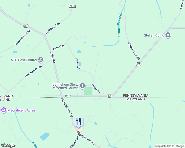 map of restaurants, bars, coffee shops, grocery stores, and more near 5155 Fisher Road in Glen Rock