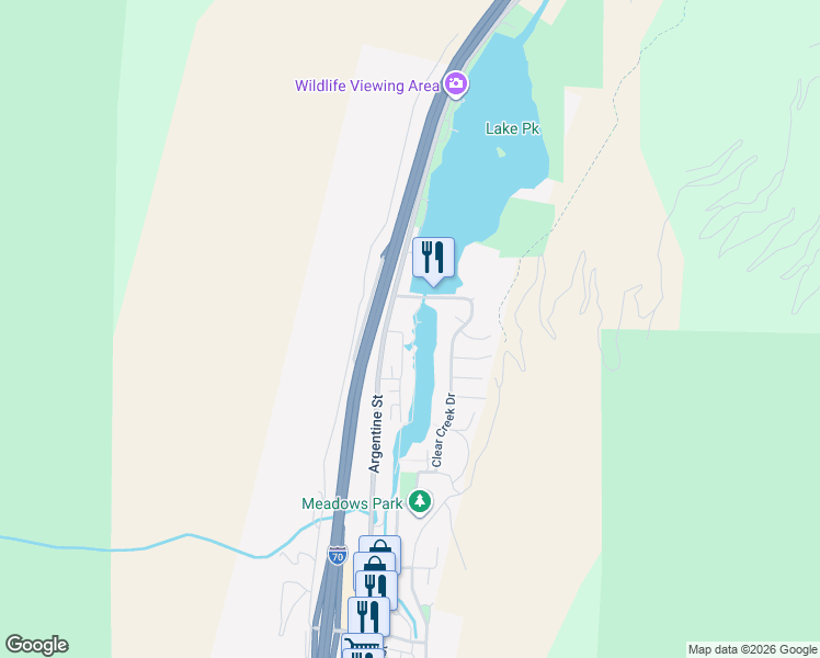 map of restaurants, bars, coffee shops, grocery stores, and more near 577 Twenty-Second Street in Georgetown