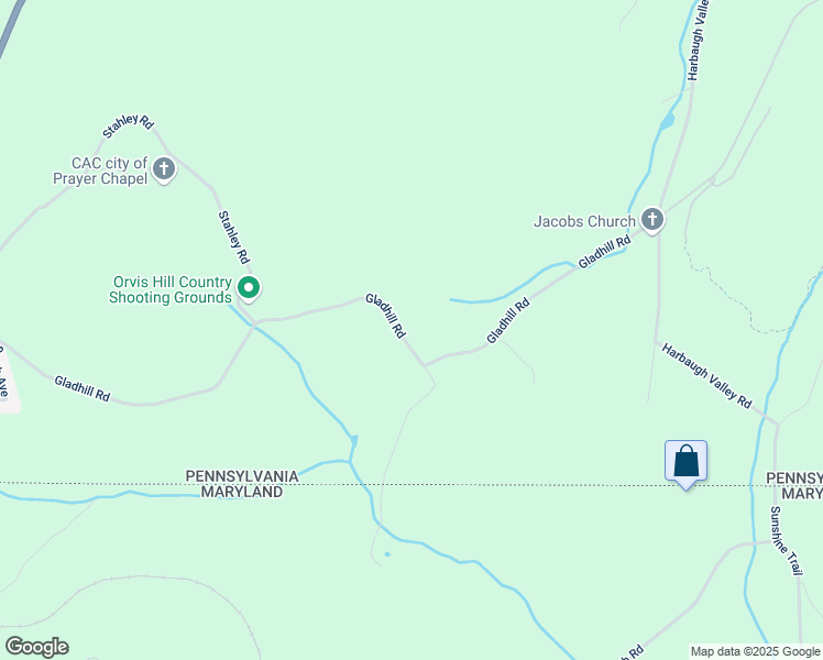 map of restaurants, bars, coffee shops, grocery stores, and more near 357 Gladhill Road in Fairfield