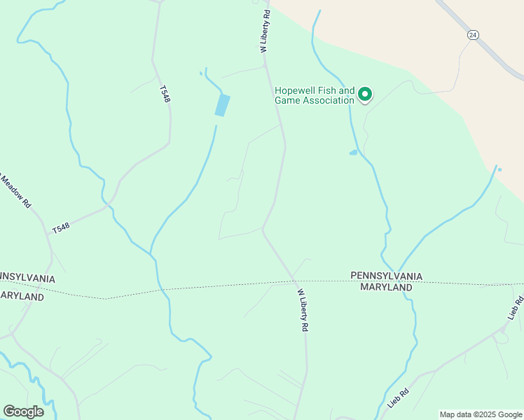 map of restaurants, bars, coffee shops, grocery stores, and more near 16914 West Liberty Road in Stewartstown