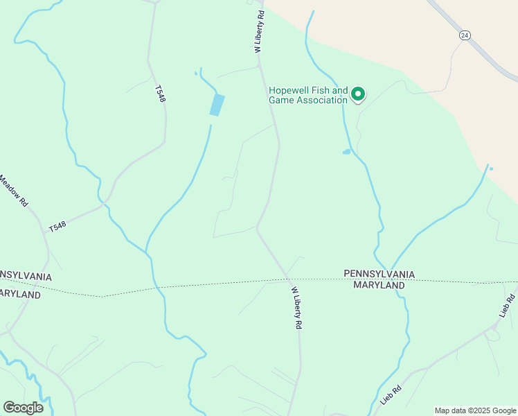 map of restaurants, bars, coffee shops, grocery stores, and more near 16914 West Liberty Road in Stewartstown