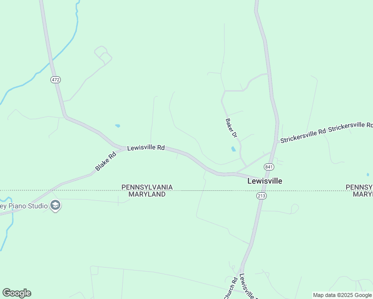 map of restaurants, bars, coffee shops, grocery stores, and more near 2625 Lewisville Road in Oxford