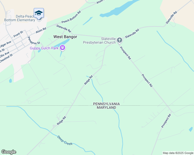 map of restaurants, bars, coffee shops, grocery stores, and more near 31 Green Road in Delta