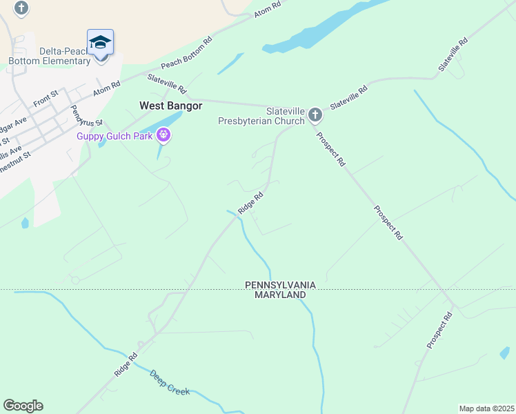 map of restaurants, bars, coffee shops, grocery stores, and more near 31 Green Road in Delta
