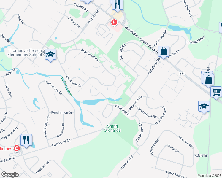 map of restaurants, bars, coffee shops, grocery stores, and more near in 