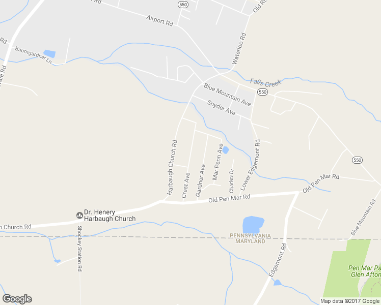 map of restaurants, bars, coffee shops, grocery stores, and more near 13971 Crest Avenue in Waynesboro