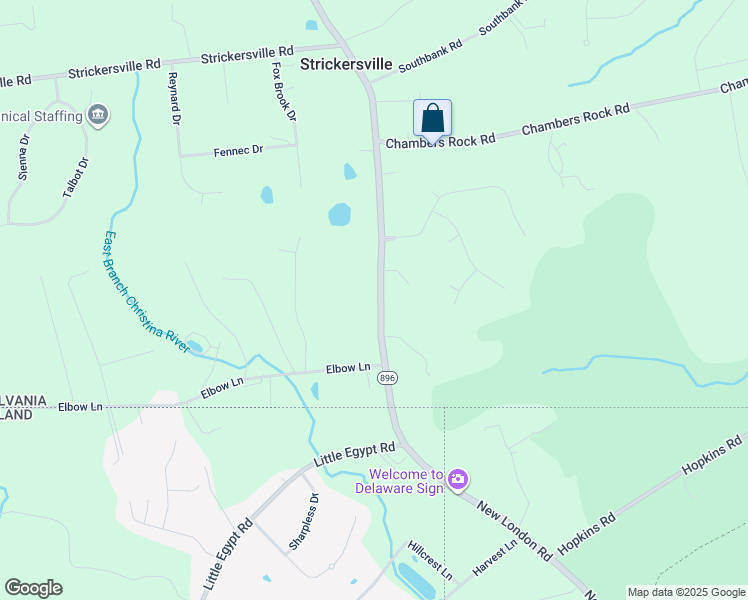 map of restaurants, bars, coffee shops, grocery stores, and more near 1229 New London Road in Landenberg