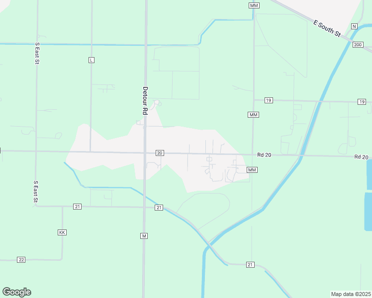 map of restaurants, bars, coffee shops, grocery stores, and more near 6698 County Road 20 in Orland