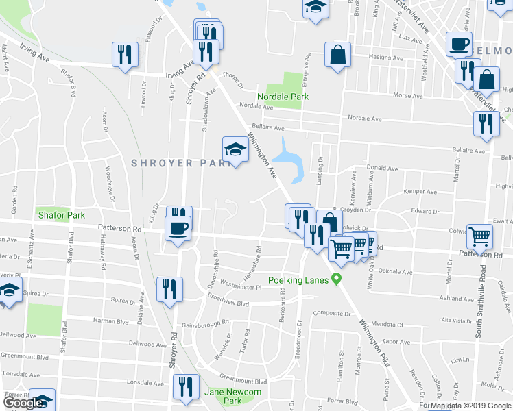 map of restaurants, bars, coffee shops, grocery stores, and more near 812 Citation Avenue in Dayton