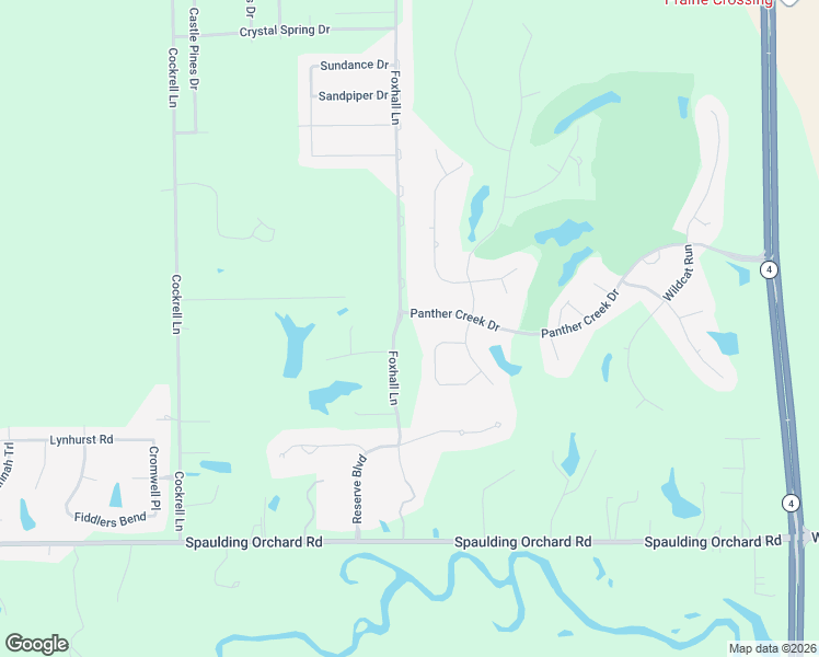 map of restaurants, bars, coffee shops, grocery stores, and more near 5013 Dogwood Hills in Springfield