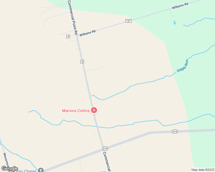 map of restaurants, bars, coffee shops, grocery stores, and more near 14600 Commercial Point Road in Ashville