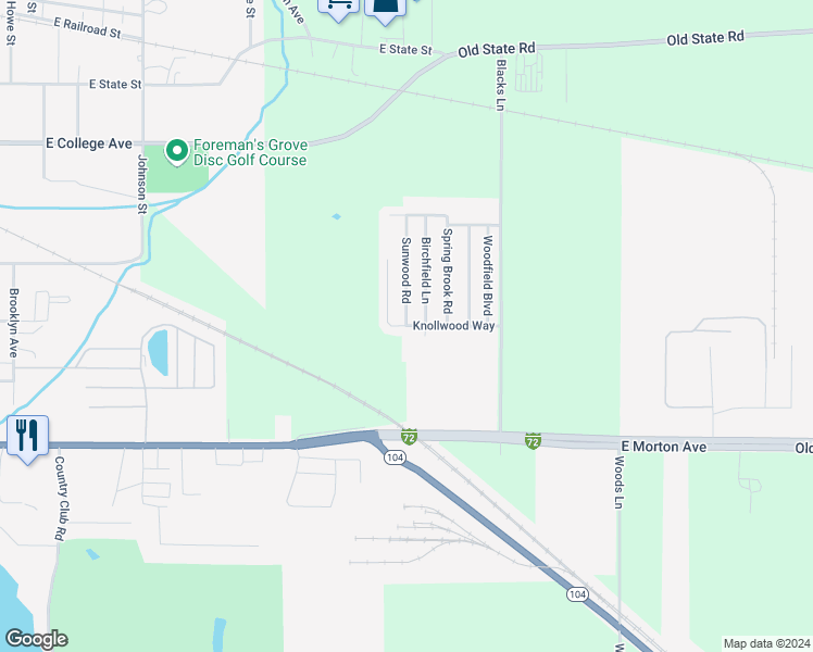 map of restaurants, bars, coffee shops, grocery stores, and more near 101 Sunwood Road in Jacksonville