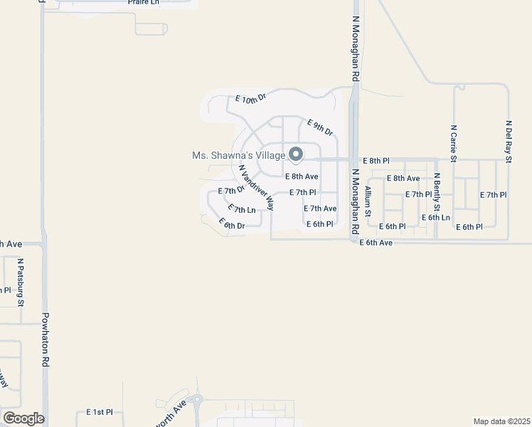 map of restaurants, bars, coffee shops, grocery stores, and more near 27679 East 7th Lane in Aurora