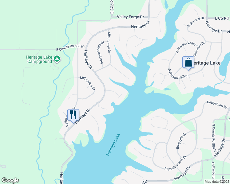 map of restaurants, bars, coffee shops, grocery stores, and more near 184 Beacon Hill Court in Coatesville