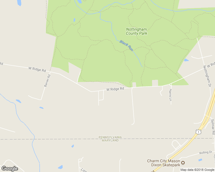map of restaurants, bars, coffee shops, grocery stores, and more near 248 West Ridge Road in Nottingham