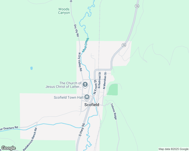 map of restaurants, bars, coffee shops, grocery stores, and more near 505 Front St in Scofield