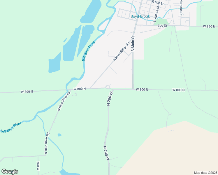 map of restaurants, bars, coffee shops, grocery stores, and more near 7001 West 800 North in Carthage